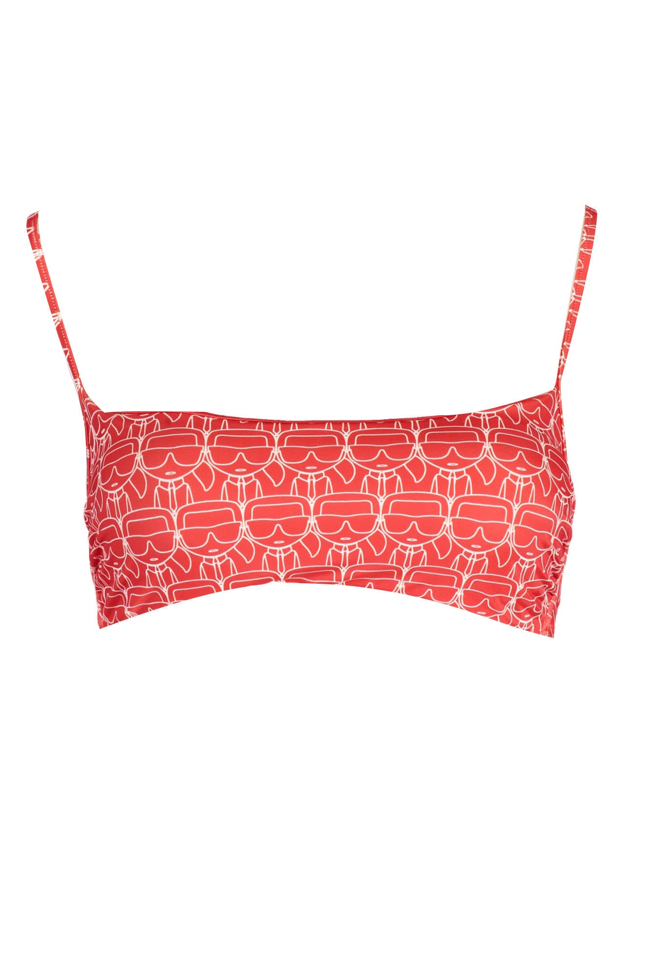 Haut de maillot de bain Karl Lagerfeld Beachwear pour femme Rouge - KARL LAGERFELD BEACHWEAR