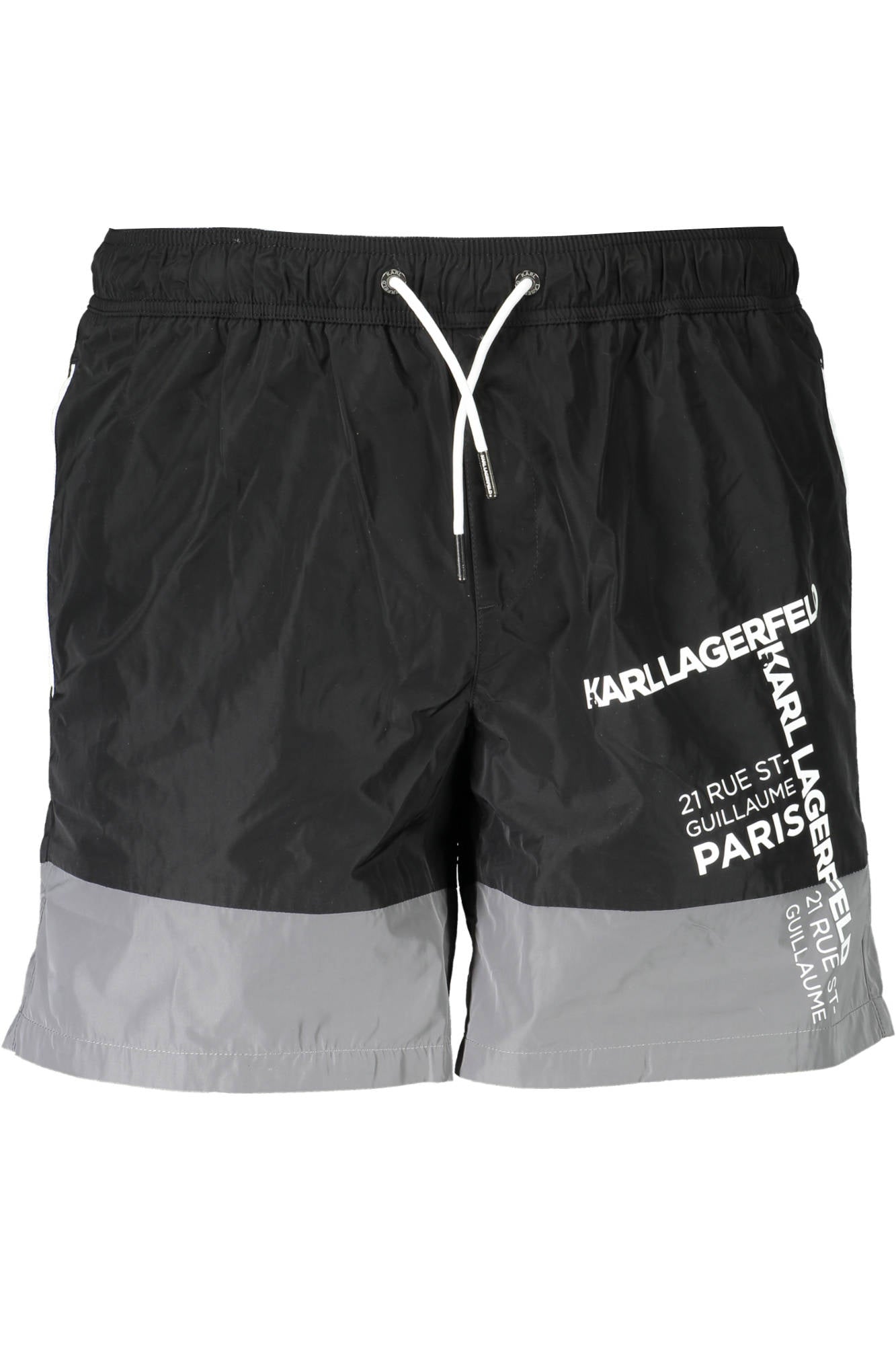 MAILLOT DE BAIN KARL LAGERFELD BEACHWEAR PARTS UNDER HOMME NOIR - KARL LAGERFELD BEACHWEAR