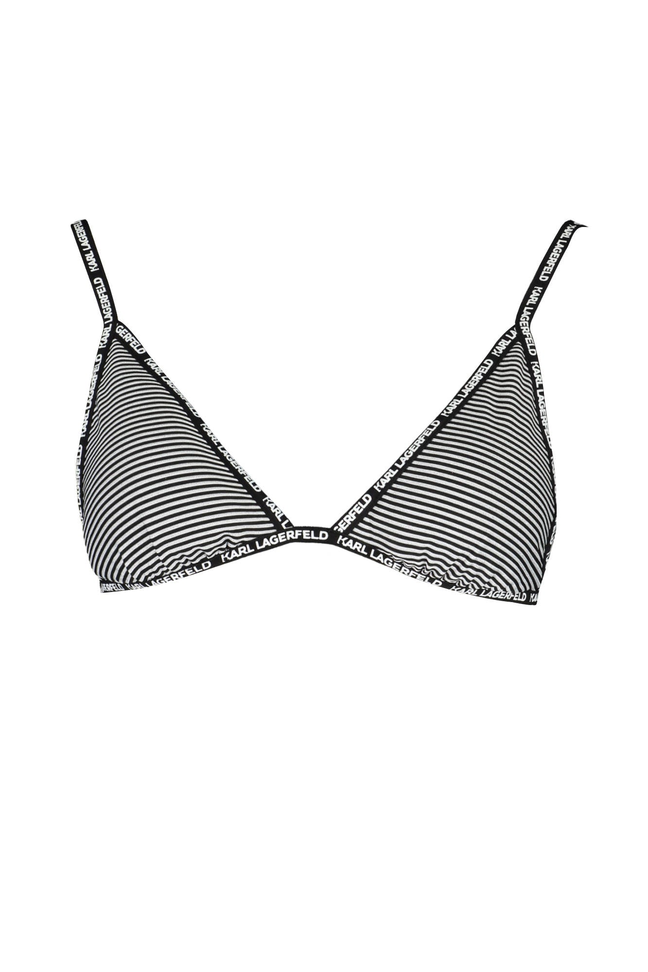 KARL LAGERFELD MAILLOT DE BAIN PIÈCES AU-DESSUS FEMME NOIR - KARL LAGERFELD BEACHWEAR