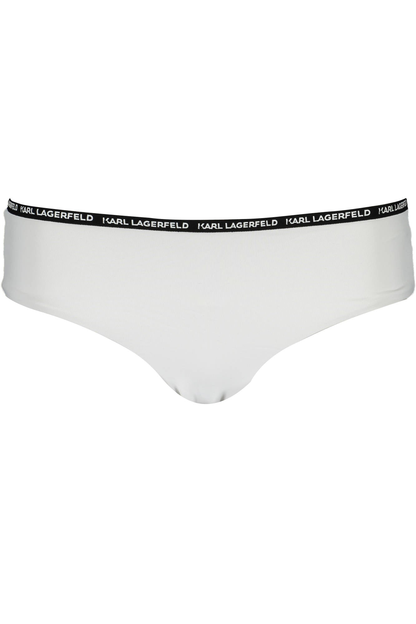 KARL LAGERFELD MAILLOT DE BAIN PARTIE SOUS FEMME BLANCHE - KARL LAGERFELD BEACHWEAR