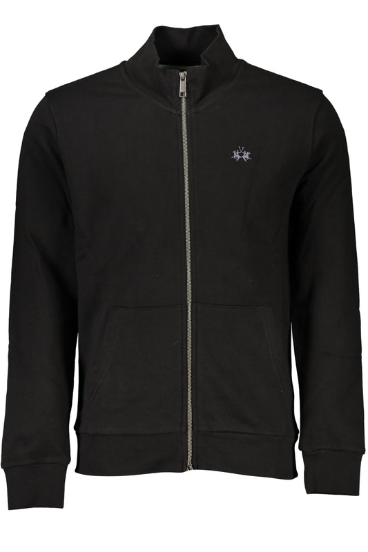 SWEAT-SHIRT ZIPPÉ NOIR LA MARTINA POUR HOMME - LA MARTINA