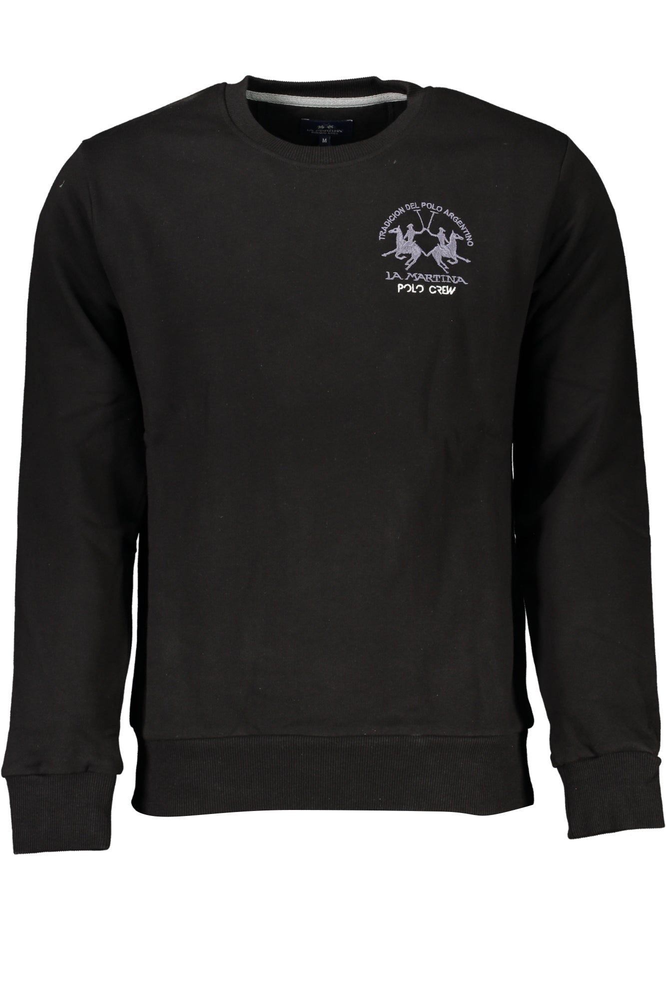 SWEAT-SHIRT SANS FERMETURE ÉCLAIR POUR HOMME LA MARTINA NOIR - LA MARTINA