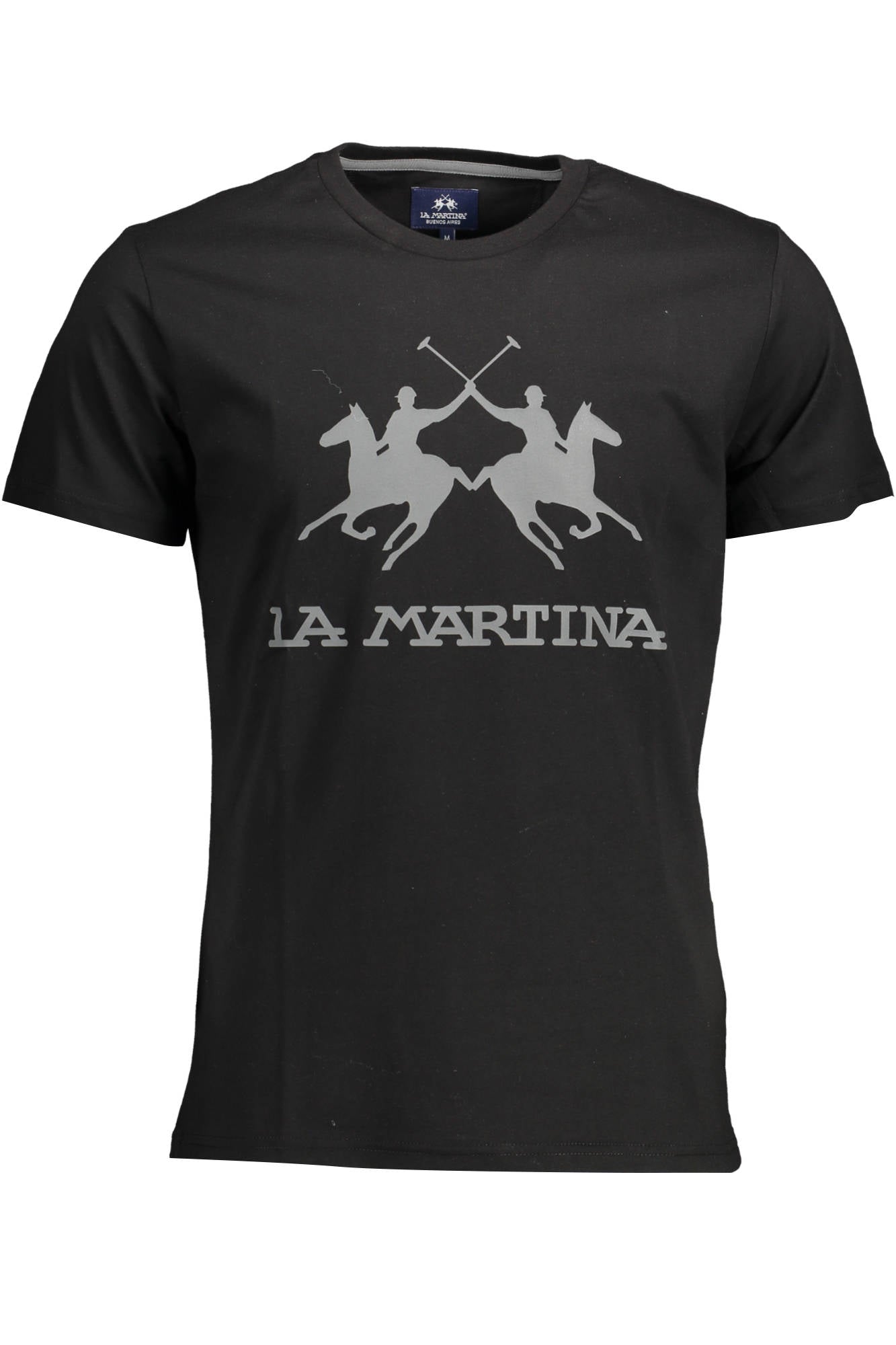 T-SHIRT À MANCHES COURTES HOMME LA MARTINA NOIR - LA MARTINA
