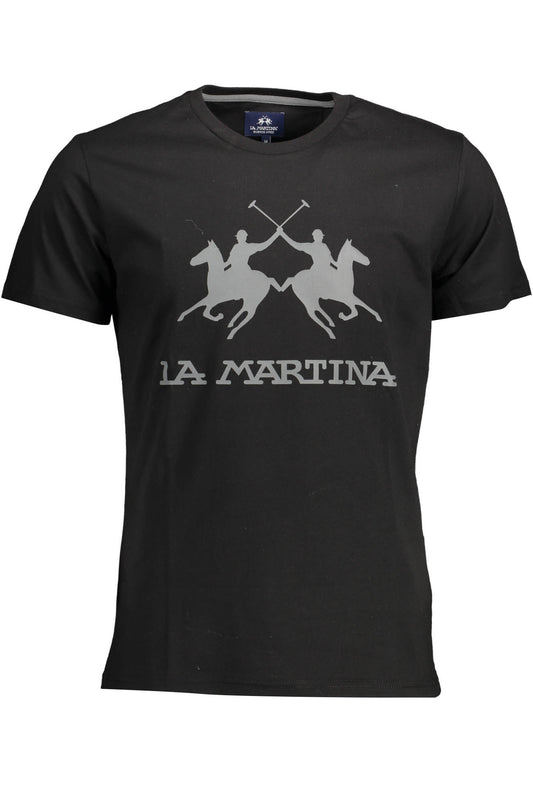 T-SHIRT À MANCHES COURTES HOMME LA MARTINA NOIR - LA MARTINA