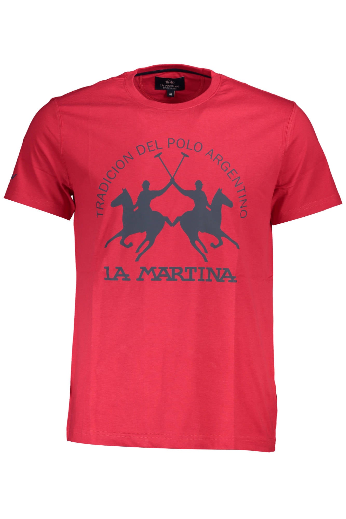T-SHIRT À MANCHES COURTES POUR HOMME LA MARTINA ROUGE - LA MARTINA