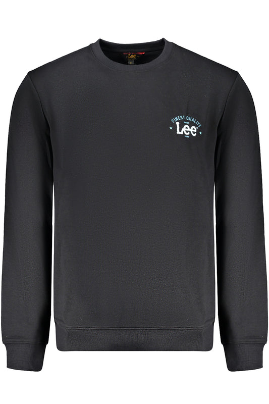 SWEAT-SHIRT SANS FERMETURE ÉCLAIR NOIR LEE POUR HOMMES - LEE