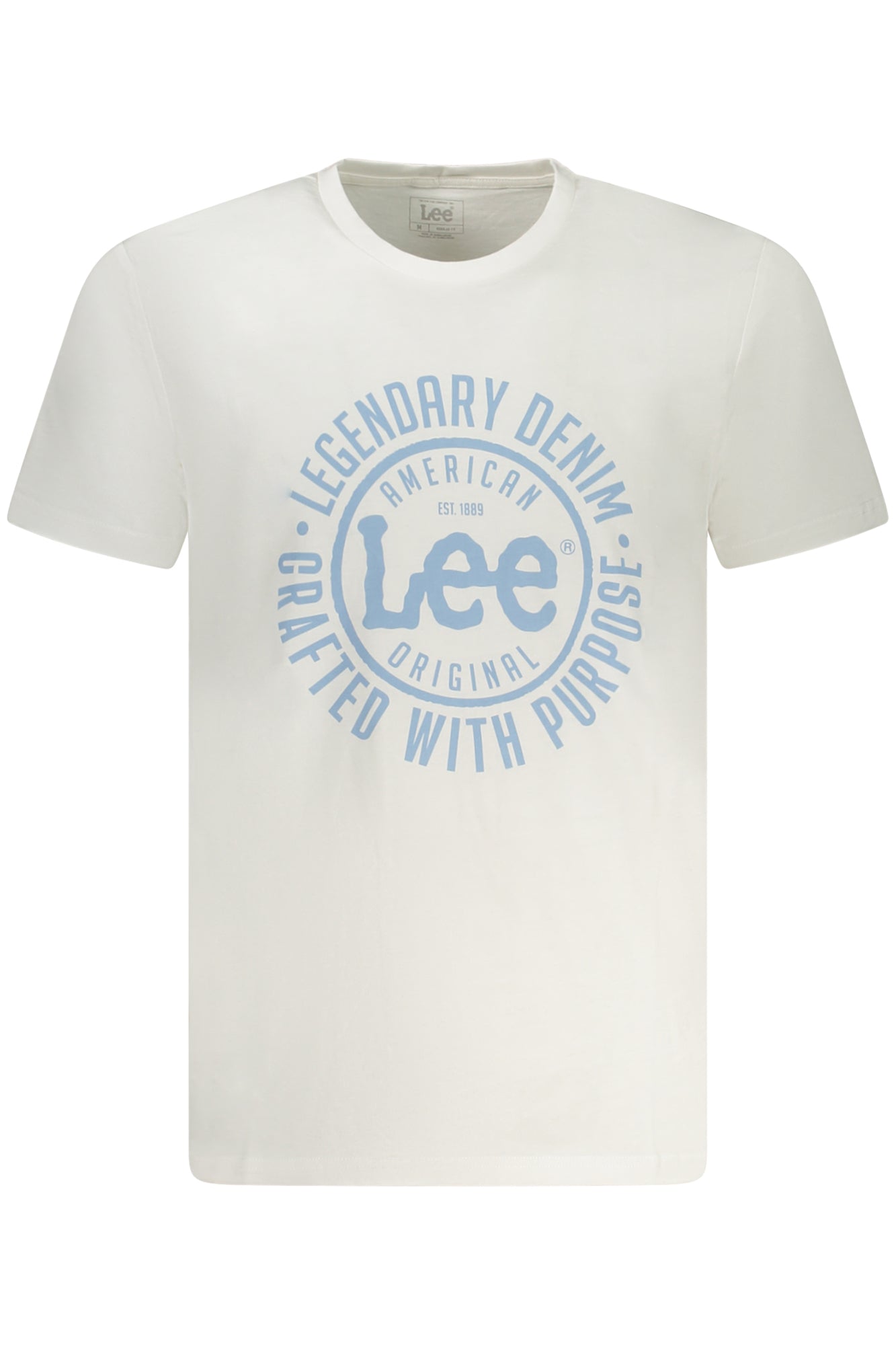T-SHIRT À MANCHES COURTES POUR HOMMES LEE BLANC - LEE