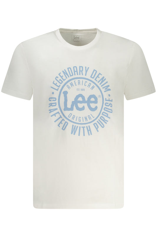 T-SHIRT À MANCHES COURTES POUR HOMMES LEE BLANC - LEE