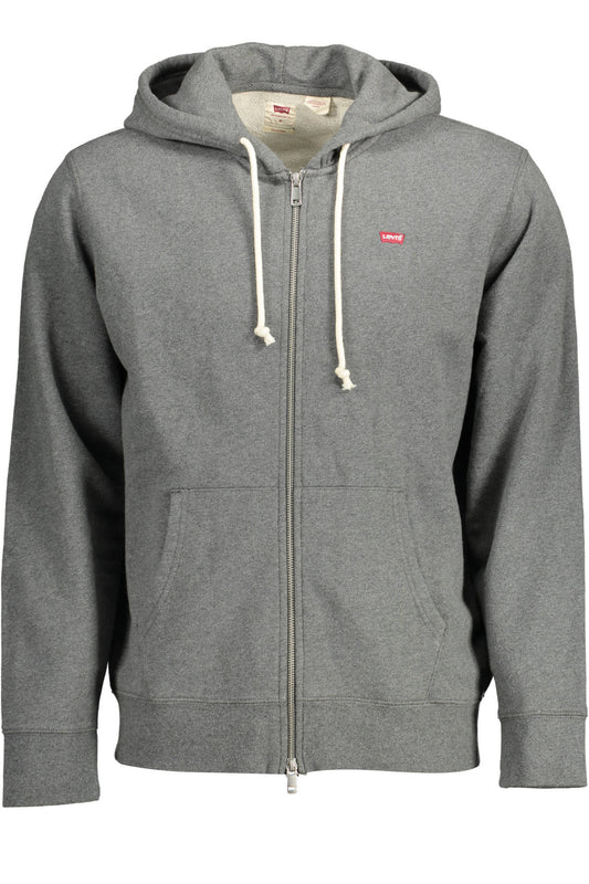 LEVI&#39;S SWEATSHIRT AVEC ZIP HOMME GRIS - LEVI&#039;S