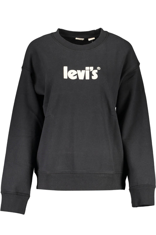 LEVI&#39;S SWEAT SANS ZIP FEMME NOIR - LEVI&#039;S