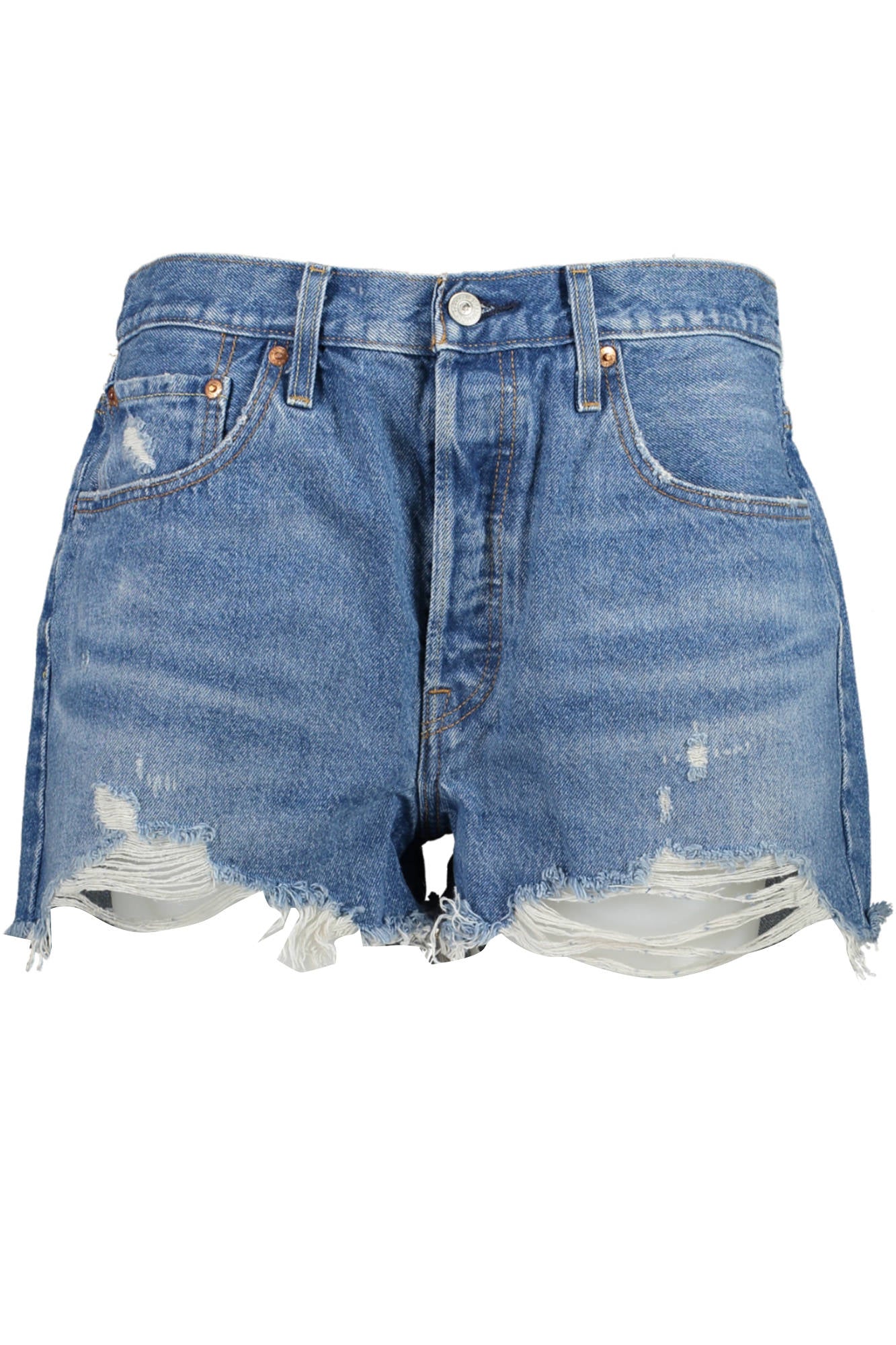 LEVI&#39;S JEANS SHORT FEMME BLEU - LEVI&#039;S