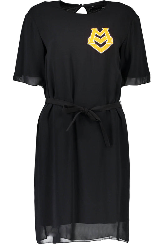 LOVE MOSCHINO ROBE COURTE FEMME NOIR - LOVE MOSCHINO