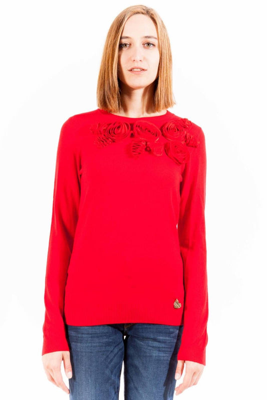 LOVE MOSCHINO PULL FEMME ROUGE - LOVE MOSCHINO