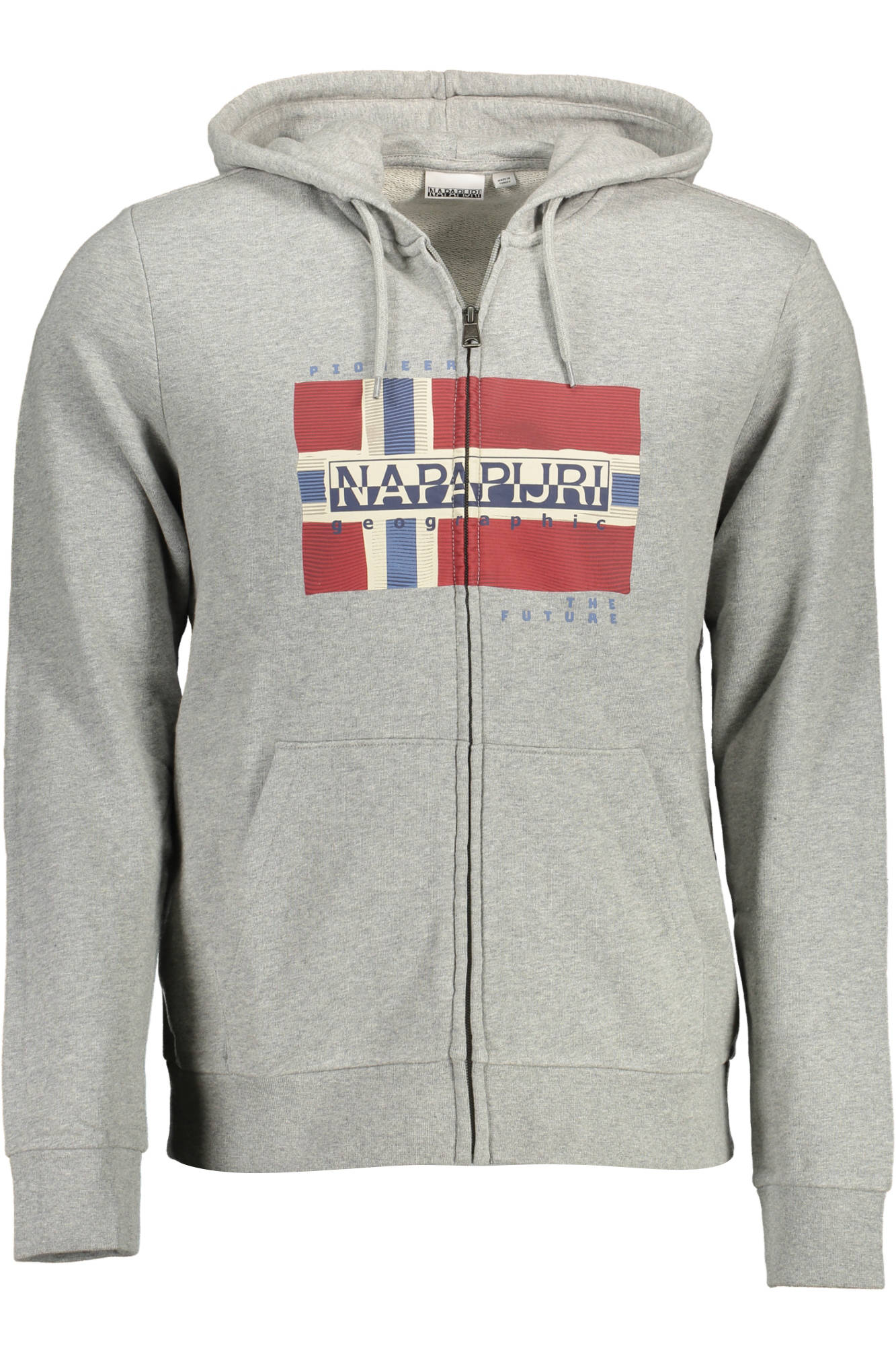 SWEAT-SHIRT NAPAPIJRI AVEC ZIP HOMME GRIS - NAPAPIJRI