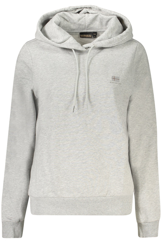 SWEAT-SHIRT ZIPPÉ FEMME NAPAPIJRI, GRIS - NAPAPIJRI