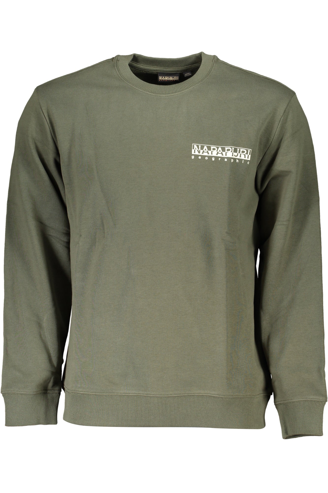 SWEAT-SHIRT SANS FERMETURE ÉCLAIR POUR HOMME NAPAPIJRI VERT - NAPAPIJRI