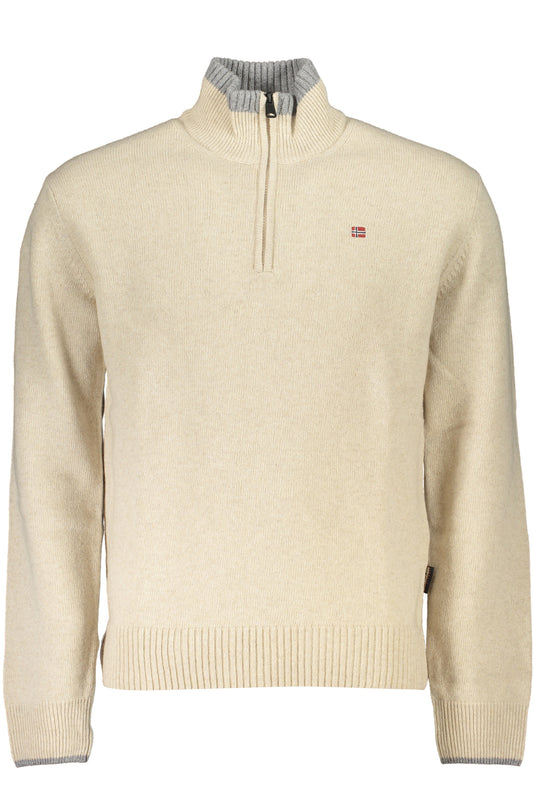 PULL NAPAPIJRI BEIGE POUR HOMME - NAPAPIJRI