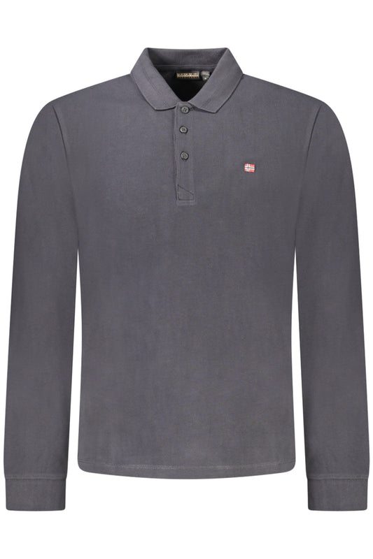 POLO À MANCHES LONGUES POUR HOMME NAPAPIJRI NOIR - NAPAPIJRI