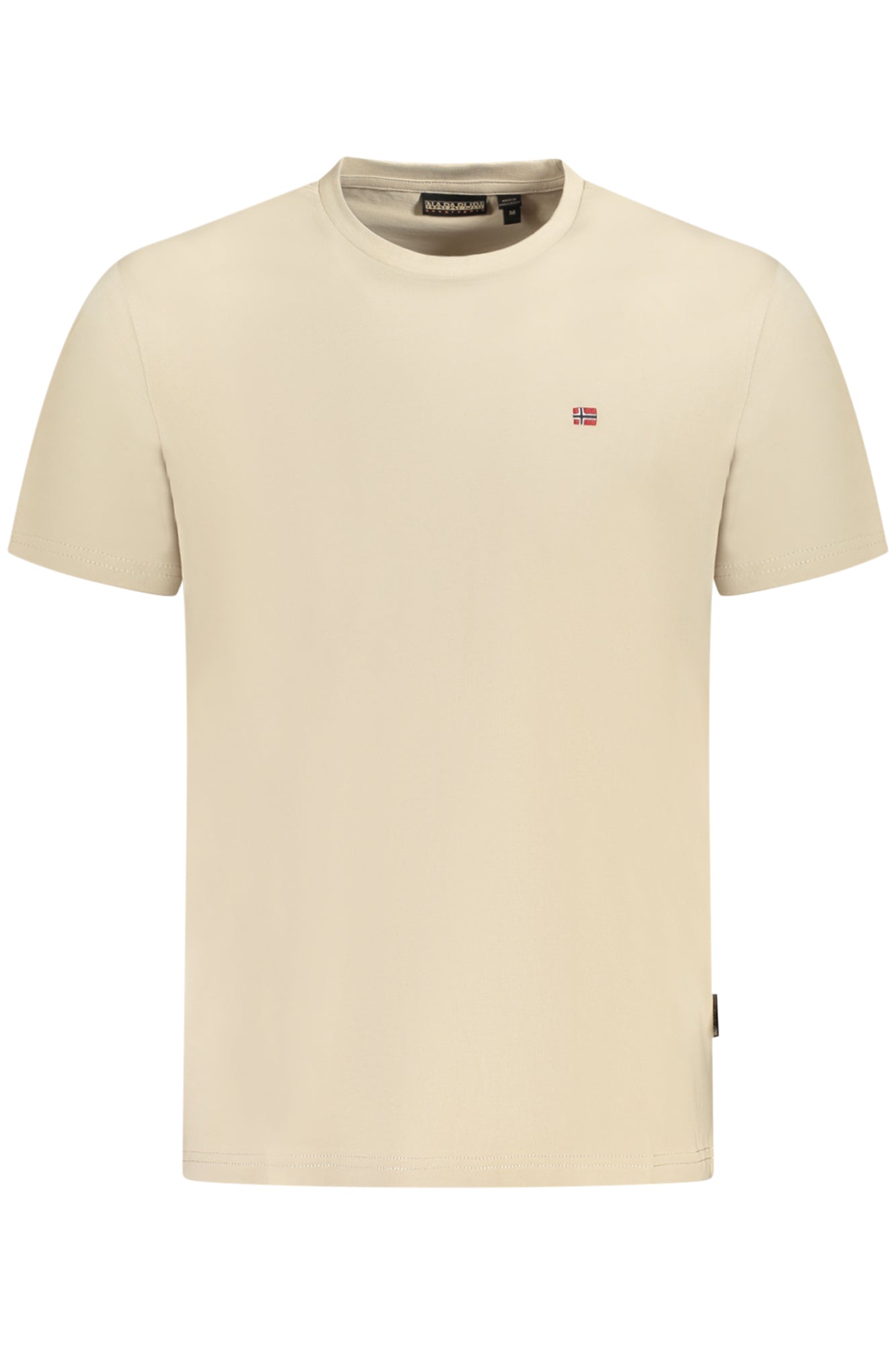 T-SHIRT À MANCHES COURTES NAPAPIJRI HOMME BEIGE - NAPAPIJRI