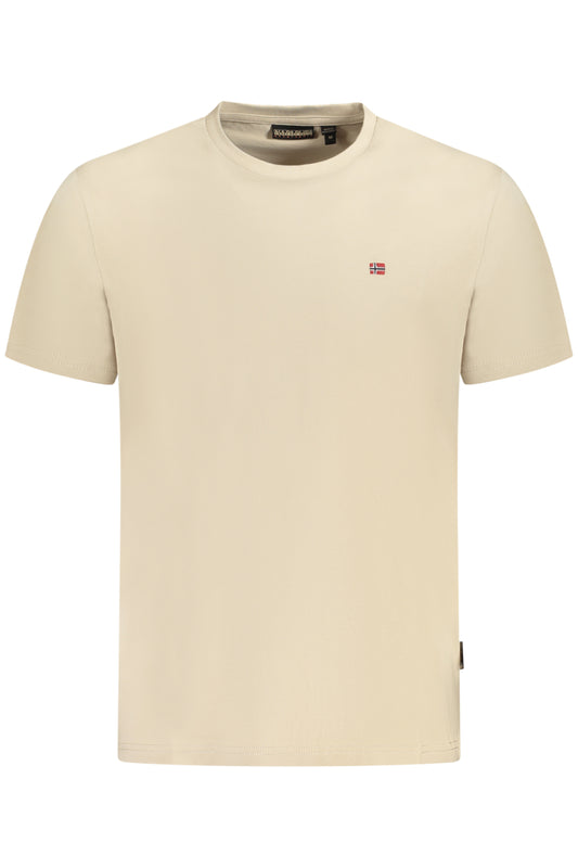 T-SHIRT À MANCHES COURTES NAPAPIJRI HOMME BEIGE - NAPAPIJRI