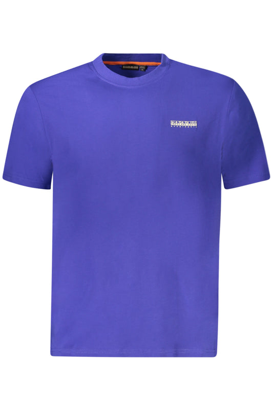 T-SHIRT À MANCHES COURTES POUR HOMME NAPAPIJRI, BLEU - NAPAPIJRI