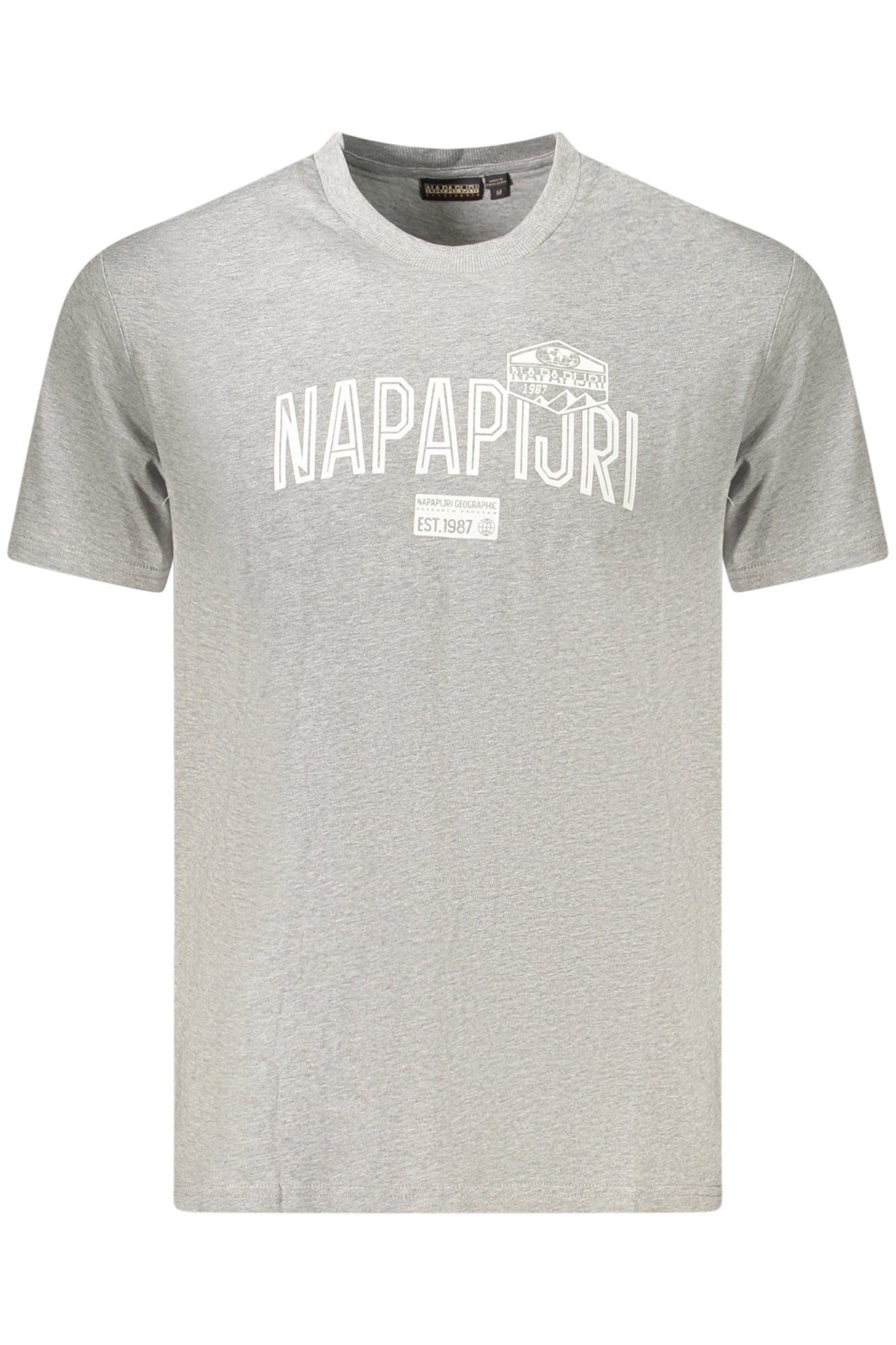 T-SHIRT À MANCHES COURTES POUR HOMME NAPAPIJRI GRIS - NAPAPIJRI