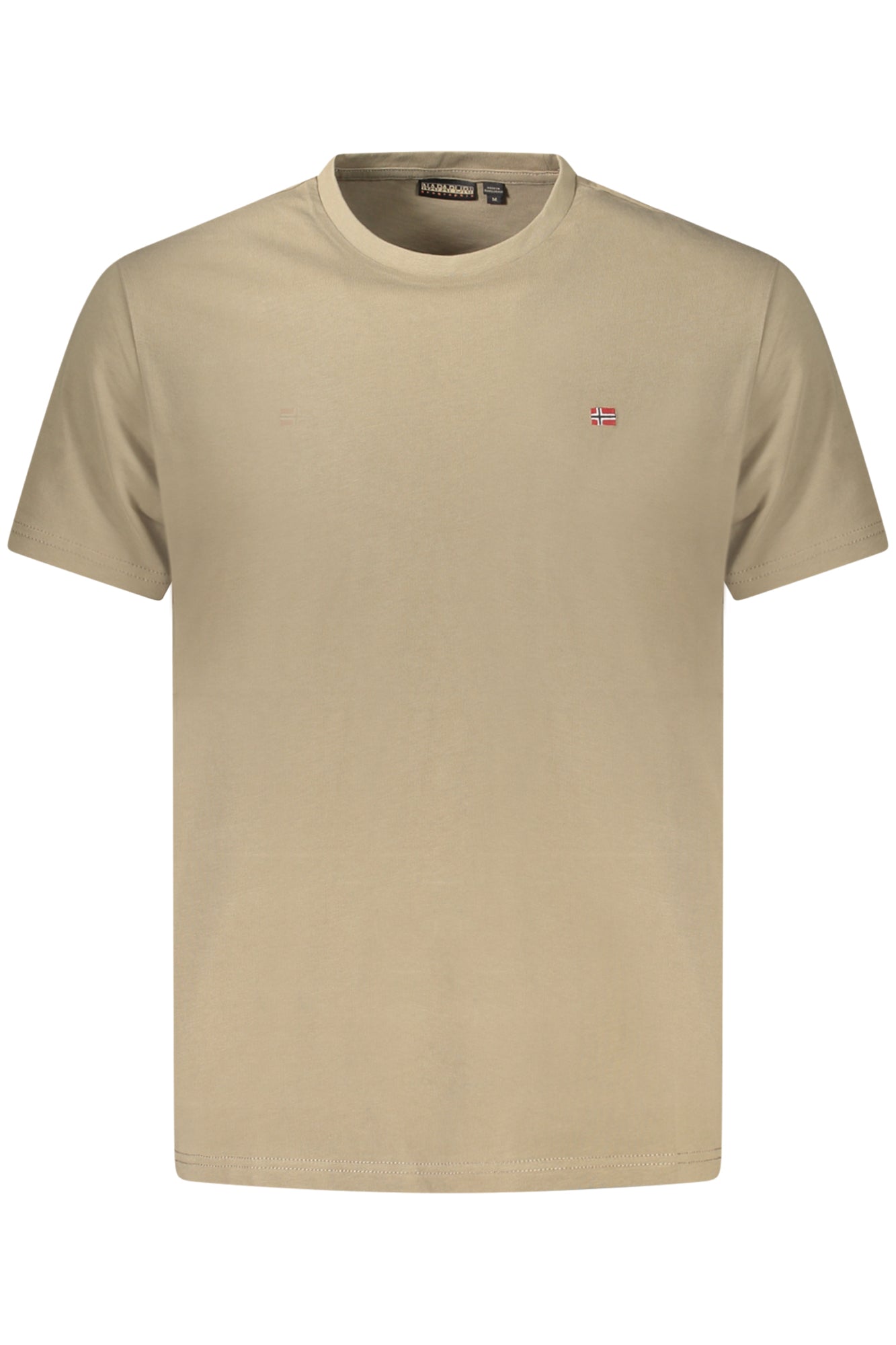 T-SHIRT À MANCHES COURTES POUR HOMME NAPAPIJRI, MARRON - NAPAPIJRI