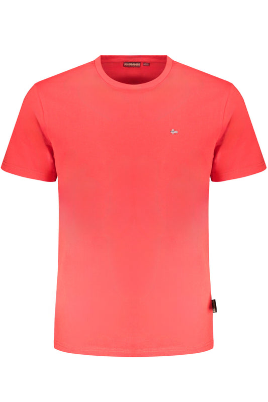 NAPAPIJRI T-SHIRT MANCHES COURTES HOMME ROUGE - NAPAPIJRI