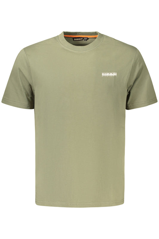 T-SHIRT À MANCHES COURTES POUR HOMME NAPAPIJRI VERT - NAPAPIJRI