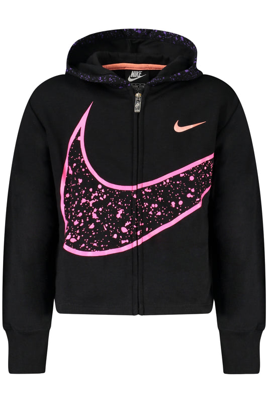 SWEAT-SHIRT ZIPPÉ NOIR NIKE POUR FILLE - NIKE