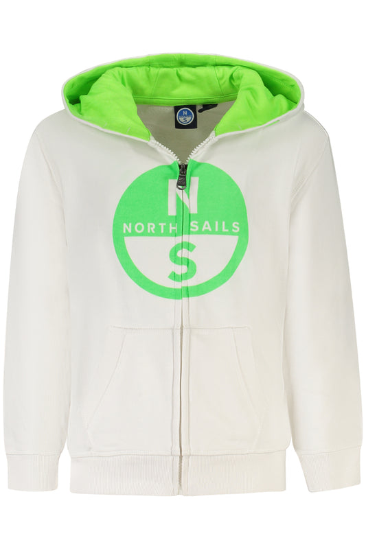 Sweat zippé North Sails pour enfants, blanc - NORTH SAILS