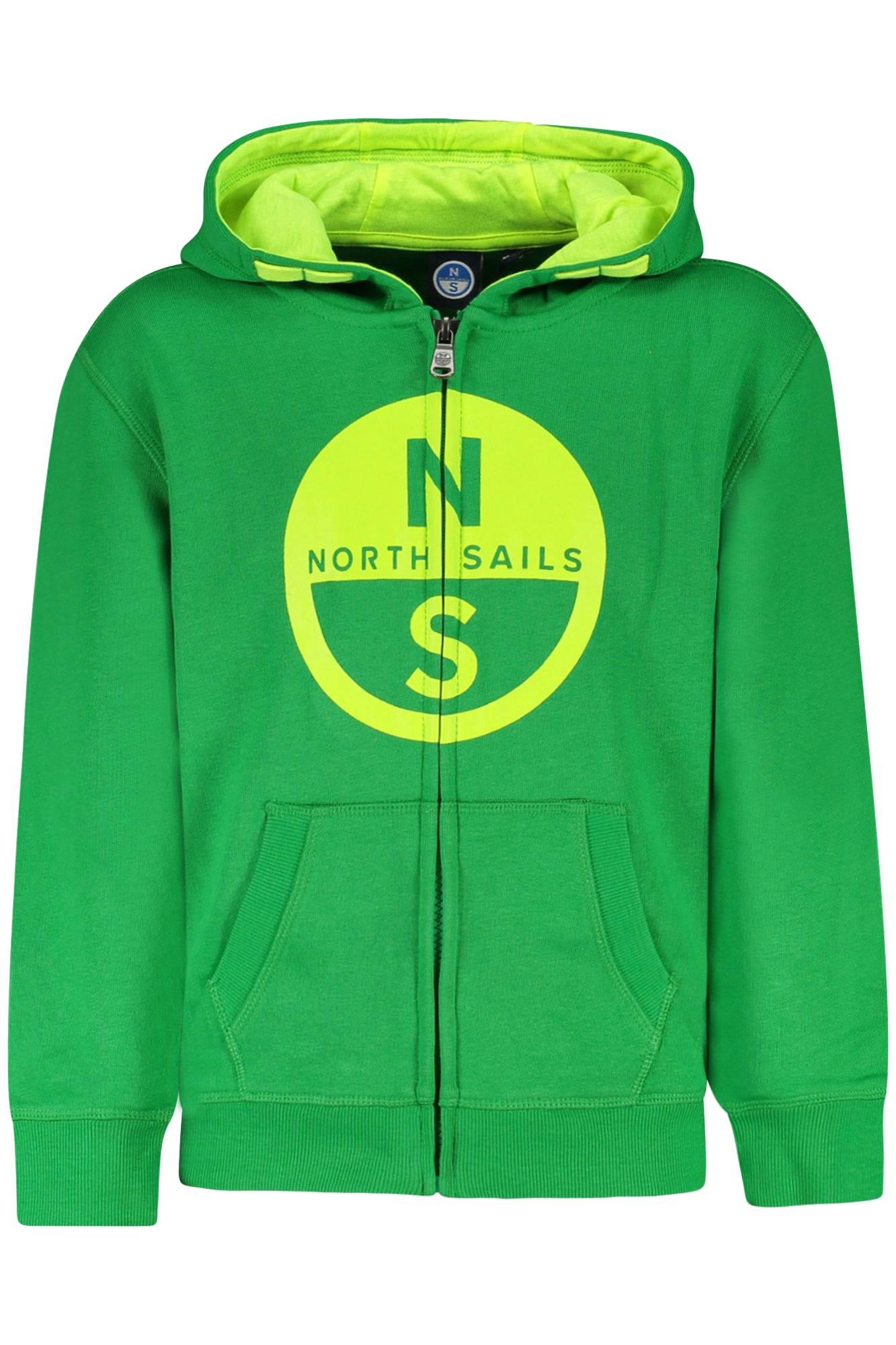 SWEAT-SHIRT VERT NORTH SAILS POUR ENFANTS AVEC FERMETURE ÉCLAIR - NORTH SAILS