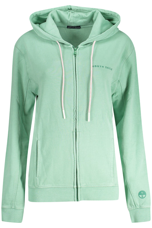 SWEAT-SHIRT ZIPPÉ FEMME NORTH SAILS VERT - NORTH SAILS