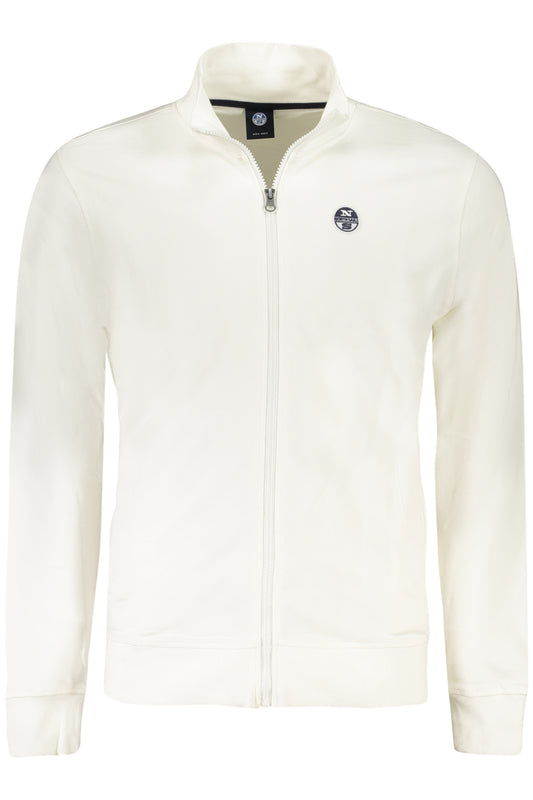 Sweat-shirt zippé blanc pour homme North Sails - NORTH SAILS