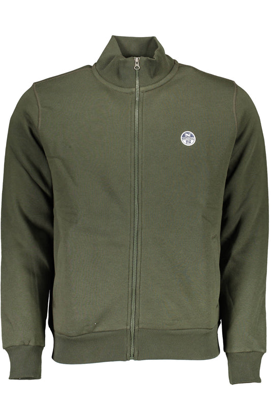 SWEAT-SHIRT HOMME ZIPPÉ VERT NORTH SAILS - NORTH SAILS
