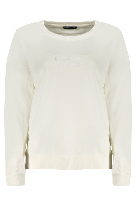 NORTH SAILS SWEAT-SHIRT SANS FERMETURE FEMME BLANC - NORTH SAILS