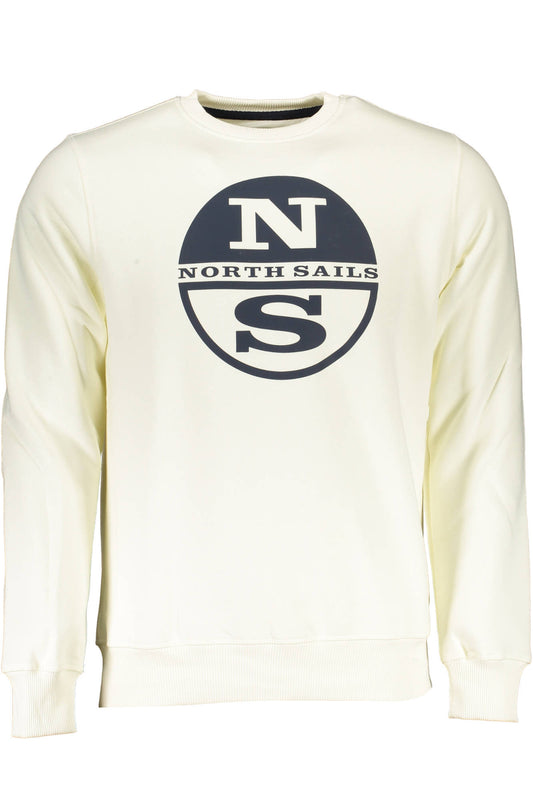 SWEAT-SHIRT HOMME BLANC SANS ZIP NORTH SAILS - NORTH SAILS