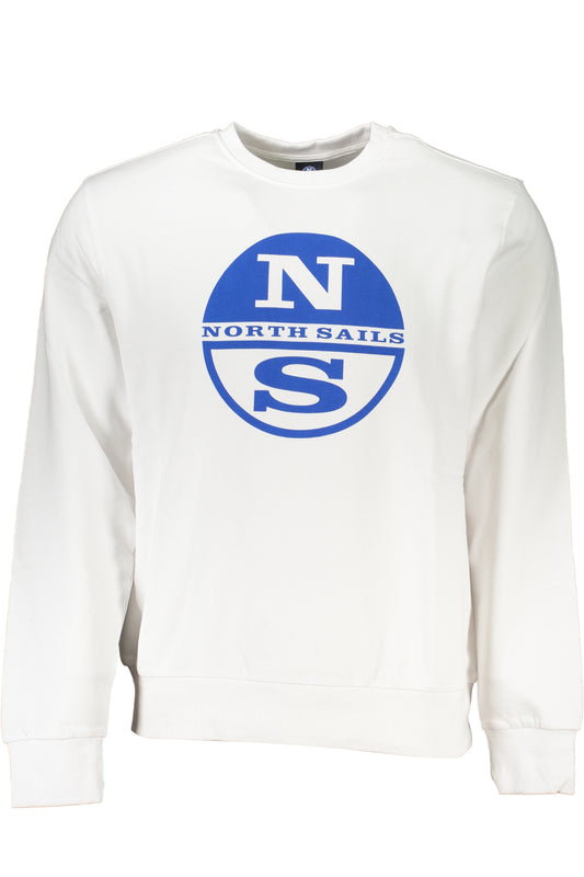 SWEAT-SHIRT SANS FERMETURE ÉCLAIR BLANC NORTH SAILS POUR HOMMES - NORTH SAILS