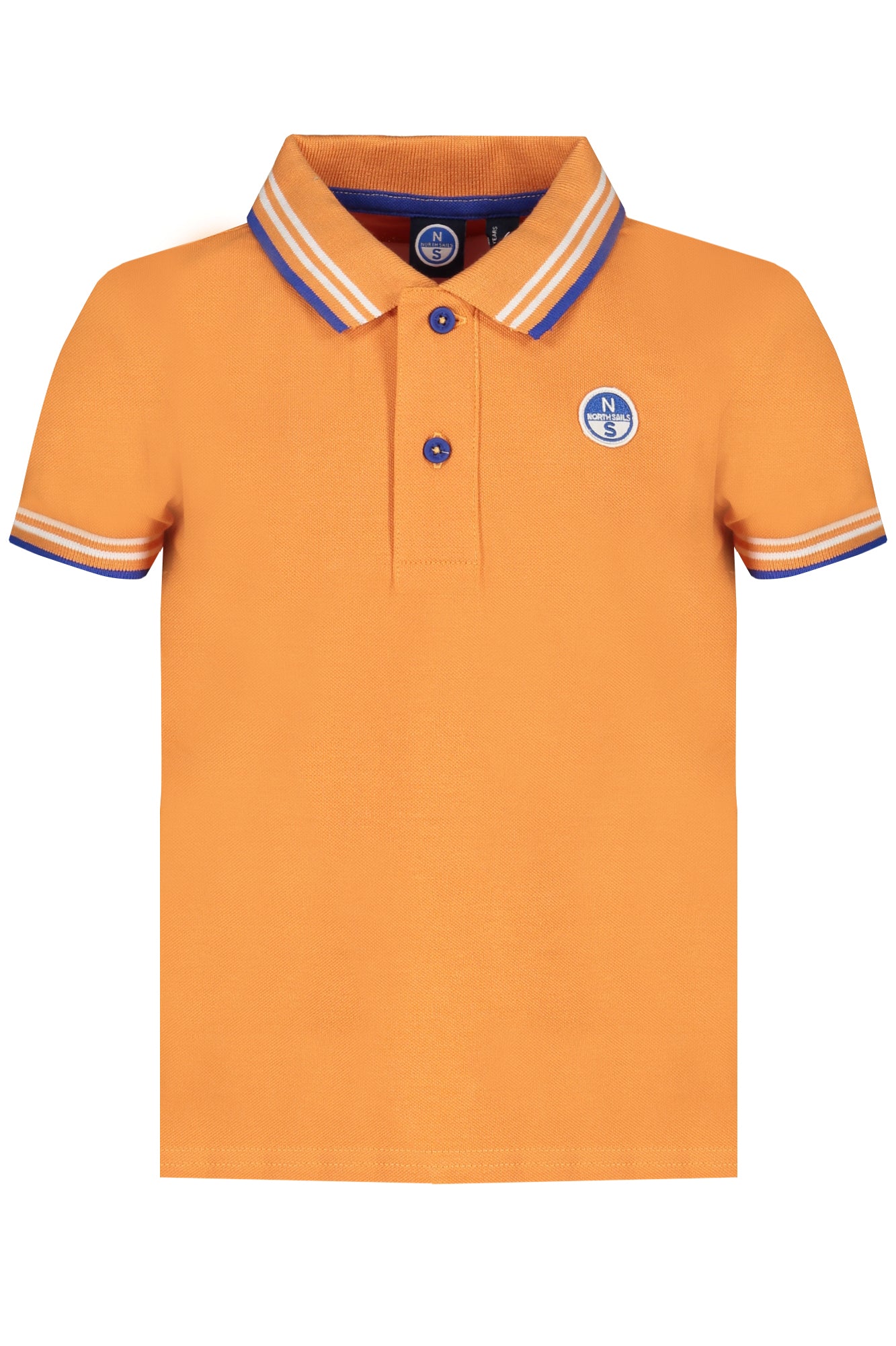 POLO MANCHES COURTES ORANGE NORTH SAILS POUR ENFANT - NORTH SAILS
