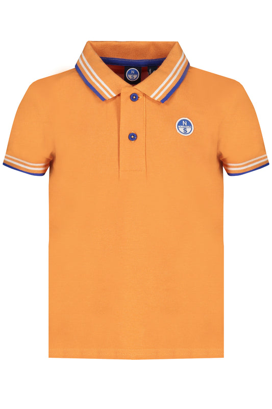 POLO MANCHES COURTES ORANGE NORTH SAILS POUR ENFANT - NORTH SAILS