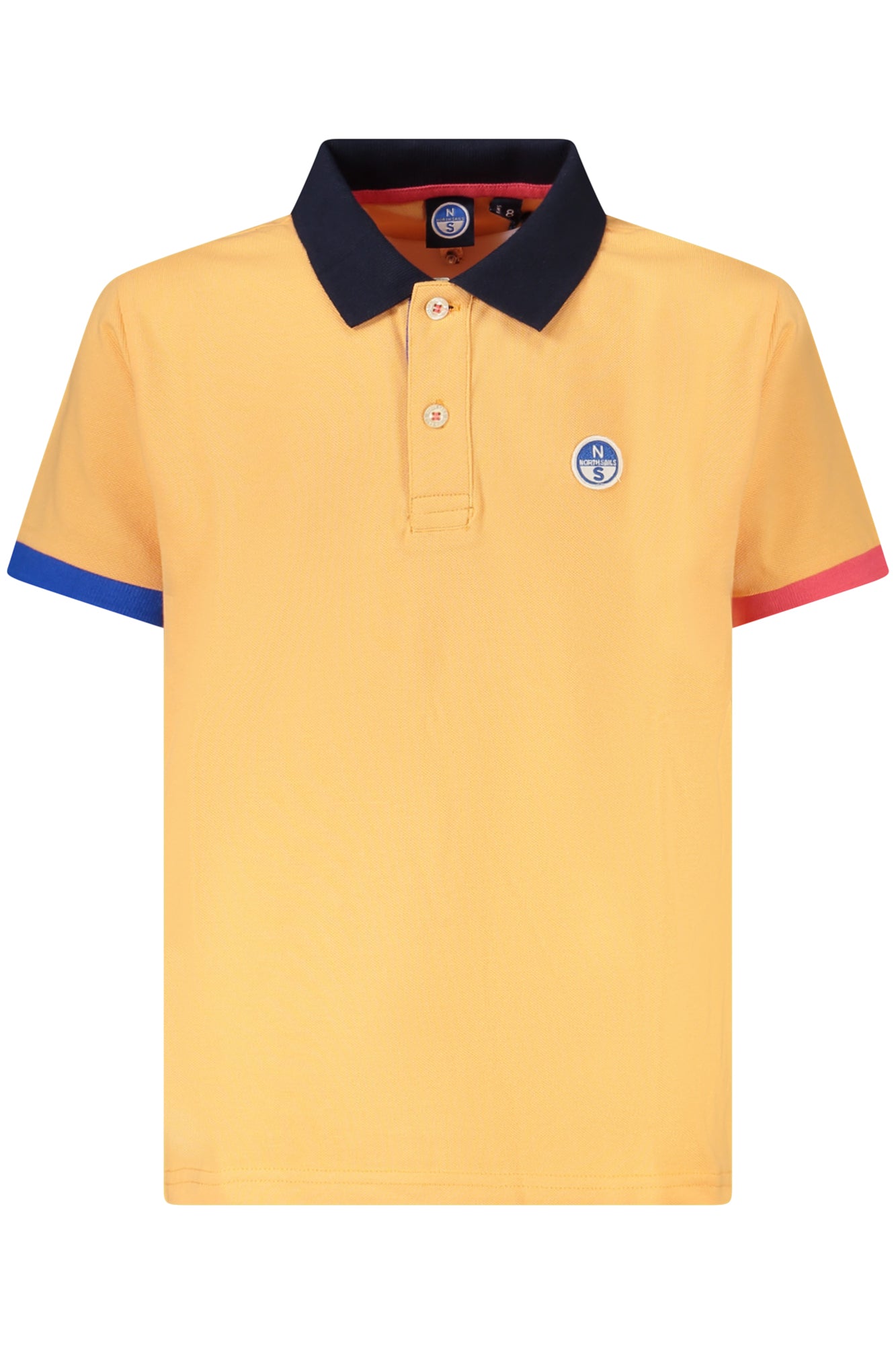 POLO MANCHES COURTES NORTH SAILS ENFANT ORANGE - NORTH SAILS