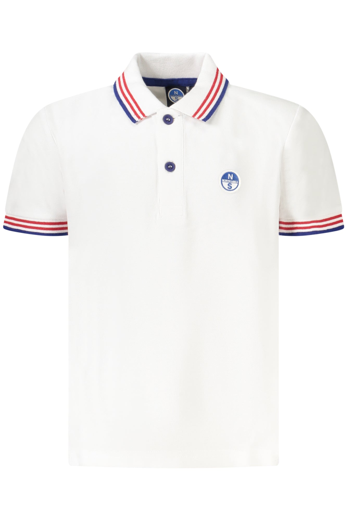 POLO MANCHES COURTES NORTH SAILS ENFANT BLANC - NORTH SAILS