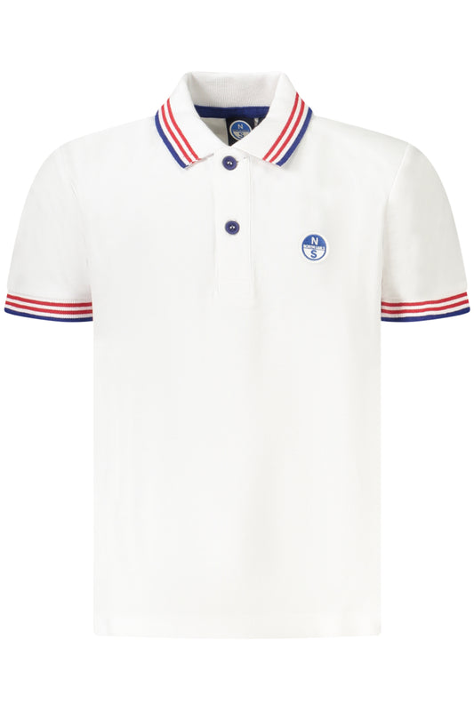 POLO MANCHES COURTES NORTH SAILS ENFANT BLANC - NORTH SAILS