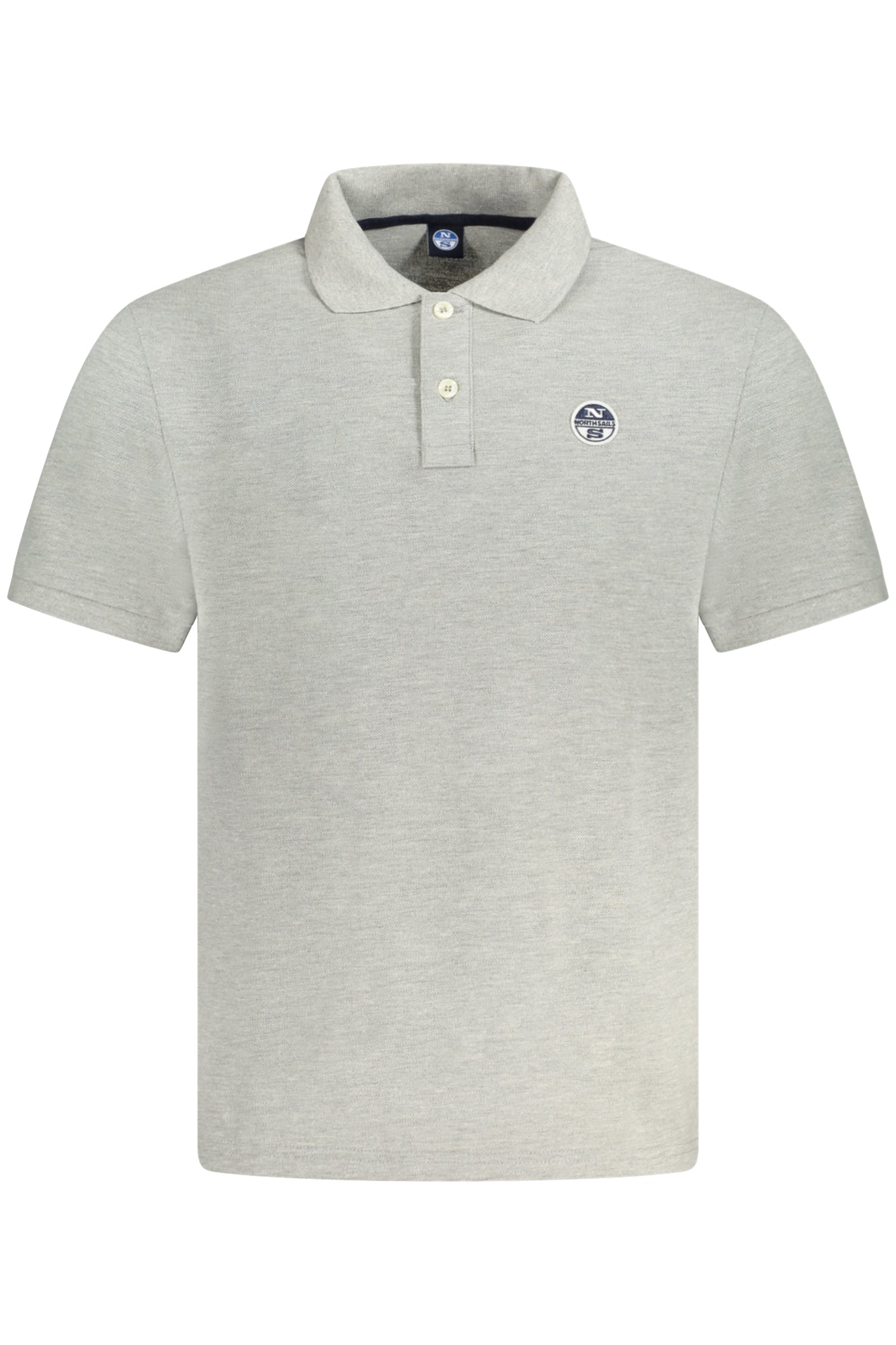 POLO À MANCHES COURTES POUR HOMMES NORTH SAILS GRIS - NORTH SAILS