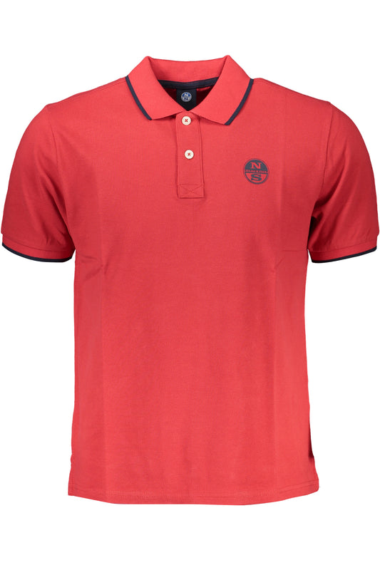 NORTH SAILS POLO HOMME ROUGE À MANCHES COURTES - NORTH SAILS