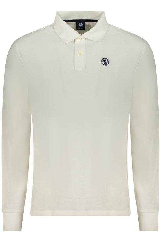 POLO À MANCHES LONGUES POUR HOMME NORTH SAILS BLANC - NORTH SAILS