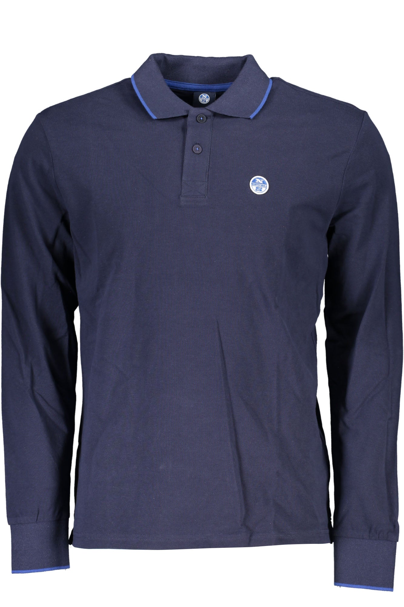NORTH SAILS POLO MANCHES LONGUES HOMME BLEU - NORTH SAILS