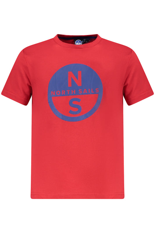 T-SHIRT MANCHES COURTES NORTH SAILS ENFANT ROUGE - NORTH SAILS