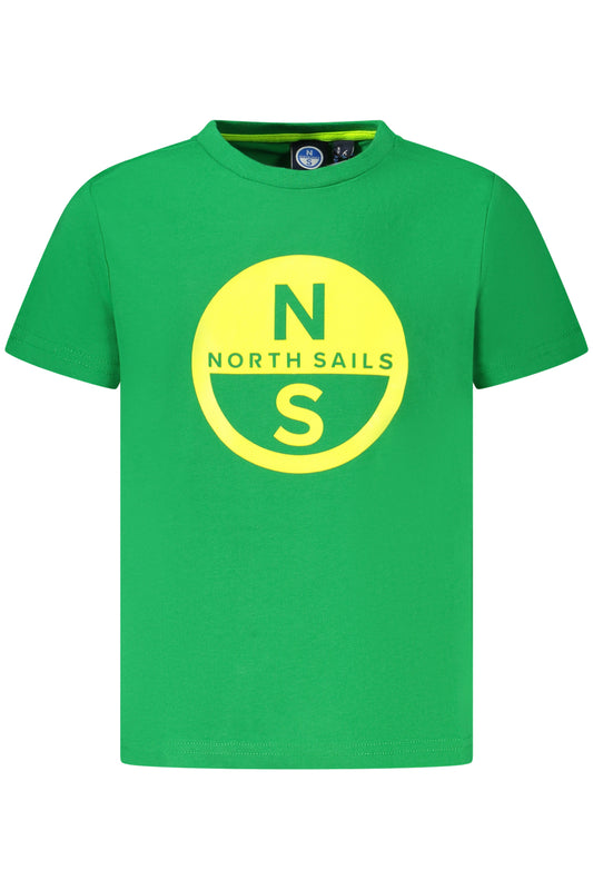 T-SHIRT À MANCHES COURTES NORTH SAILS ENFANT VERT - NORTH SAILS