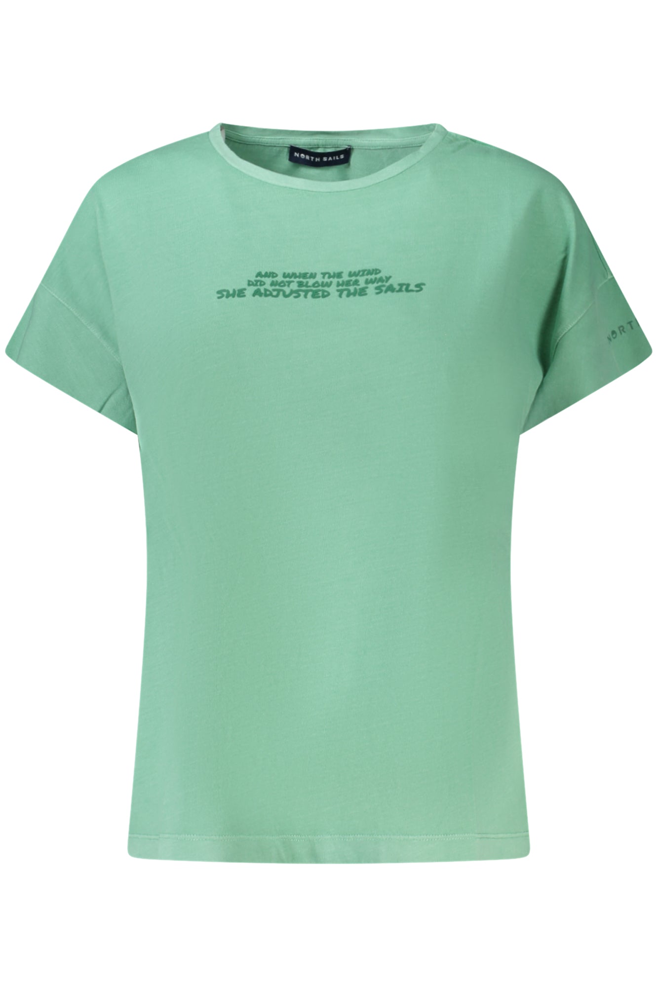 T-SHIRT À MANCHES COURTES NORTH SAILS VERT POUR FEMME - NORTH SAILS